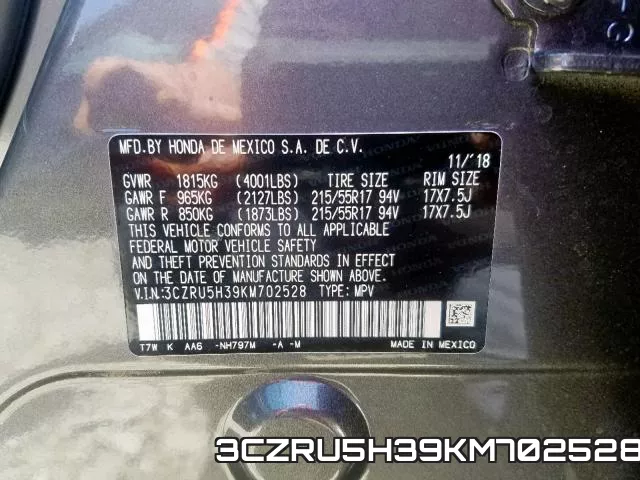 3CZRU5H39KM702528 фото 2
