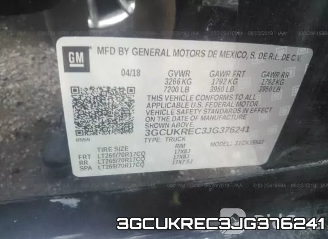 3GCUKREC3JG376241 фото 9