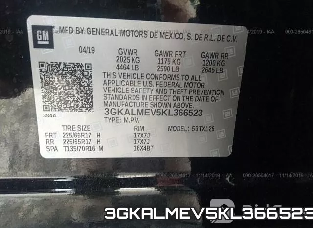 3GKALMEV5KL366523 фото 9