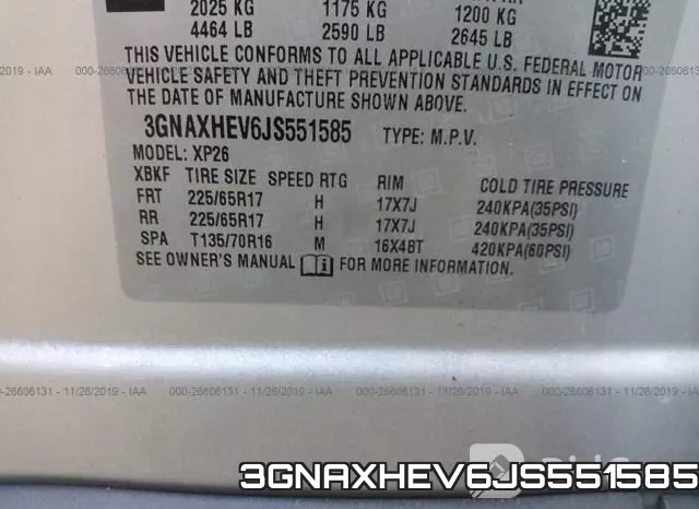 3GNAXHEV6JS551585 фото 10