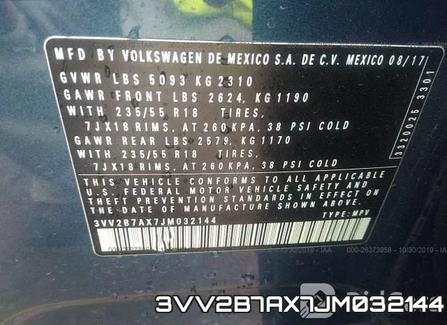 3VV2B7AX7JM032144 фото 10