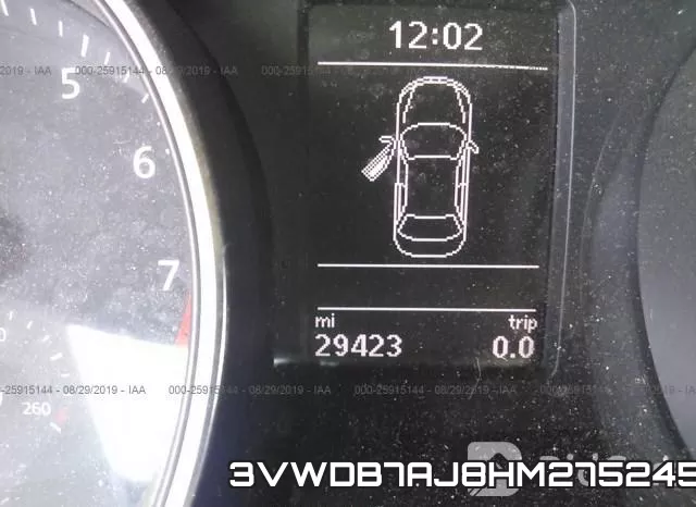 3VWDB7AJ8HM275245 фото 8