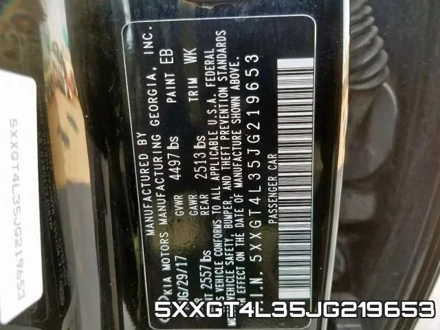 5XXGT4L35JG219653 фото 2