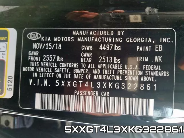5XXGT4L3XKG322861 фото 2