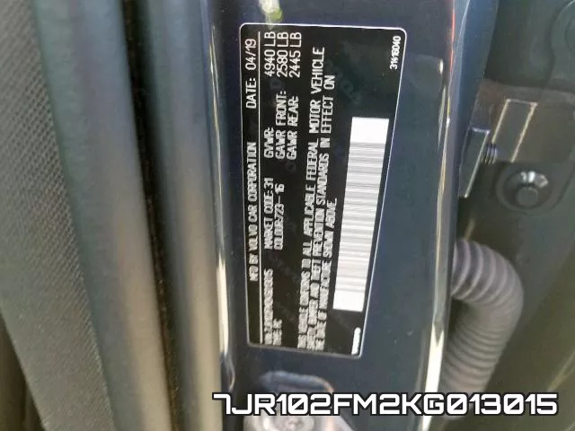 7JR102FM2KG013015 фото 2