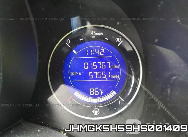 JHMGK5H59HS001409 фото 8