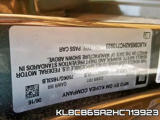 KL8CB6SA2HC713923 фото 2