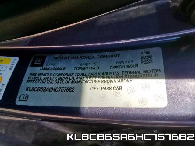 KL8CB6SA6HC757682 фото 2