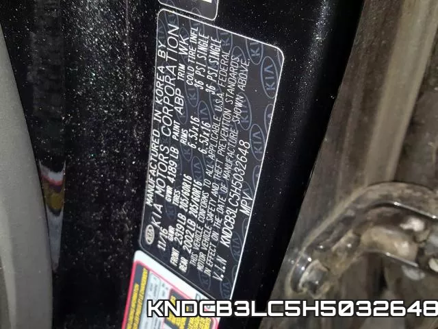 KNDCB3LC5H5032648 фото 2
