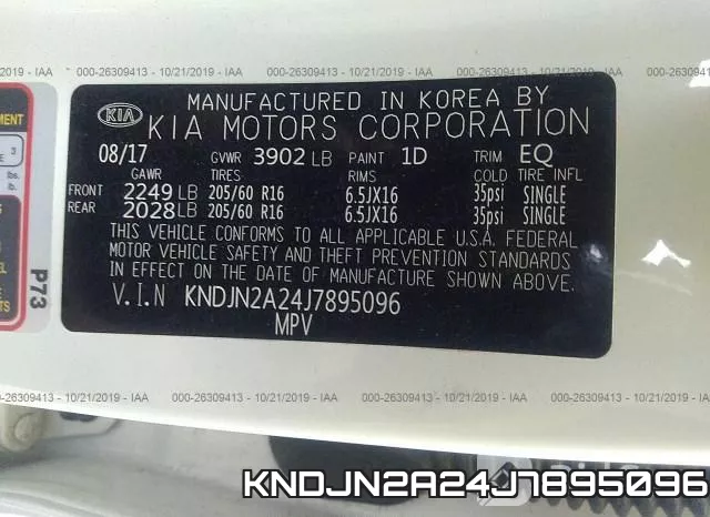 KNDJN2A24J7895096 фото 10
