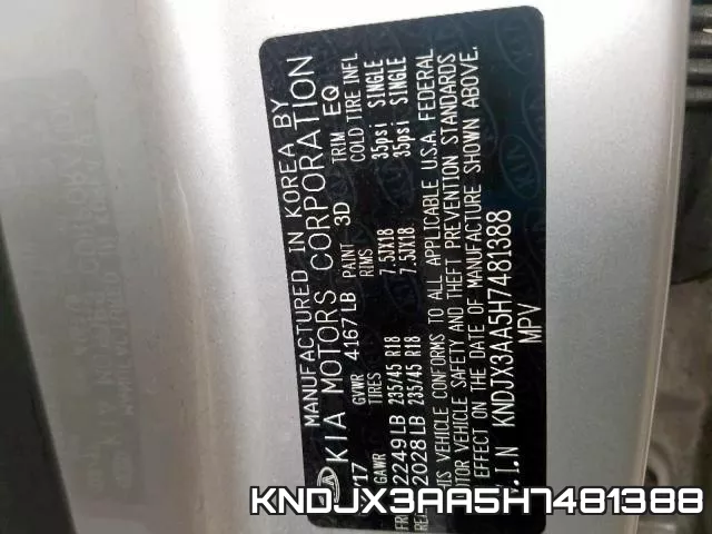 KNDJX3AA5H7481388 фото 2