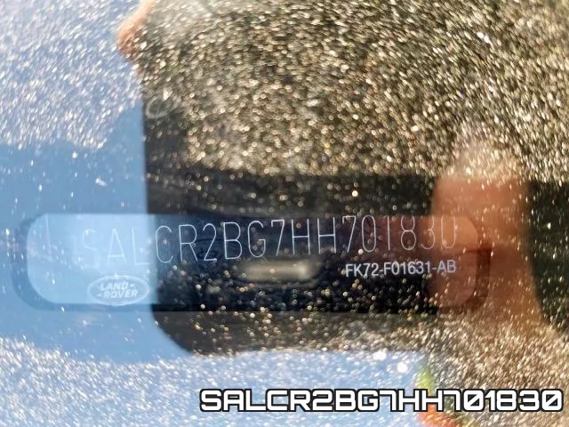 SALCR2BG7HH701830 фото 2