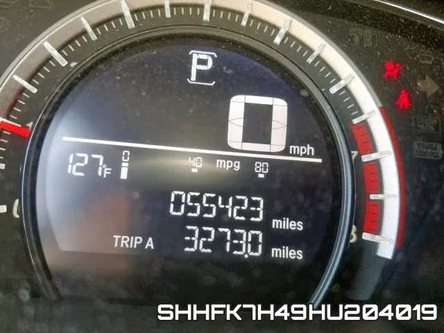 SHHFK7H49HU204019 фото 9