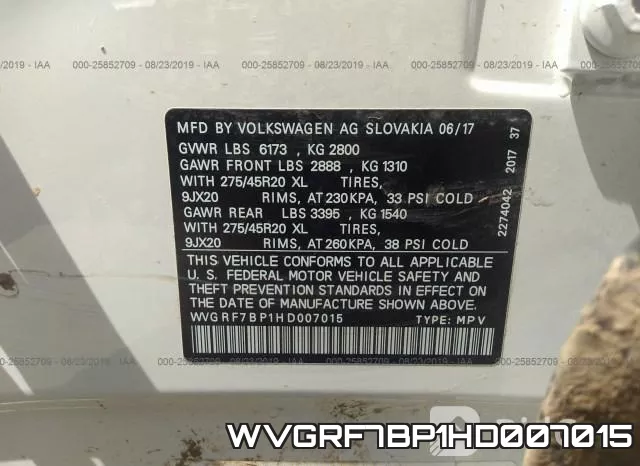 WVGRF7BP1HD007015 фото 10