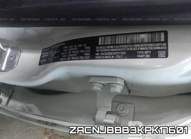 ZACNJBBB3KPK17601 фото 8