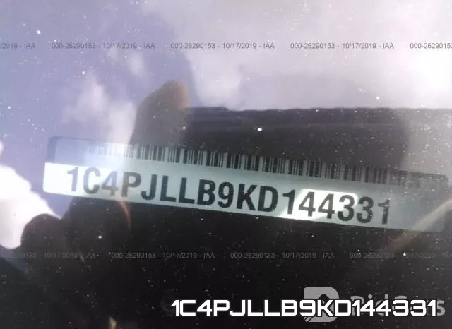 1C4PJLLB9KD144331 фото 9