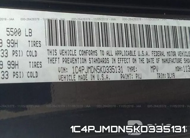 1C4PJMDN5KD335131 фото 9