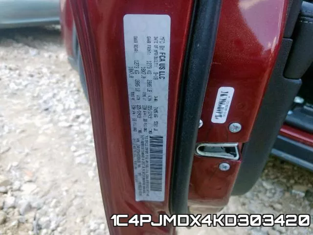 1C4PJMDX4KD303420 фото 2