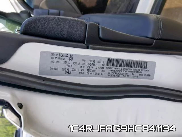 1C4RJFAG9HC841134 фото 2