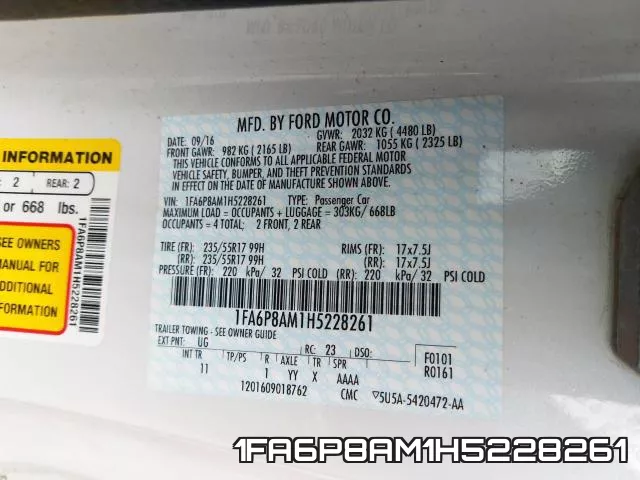 1FA6P8AM1H5228261 фото 2