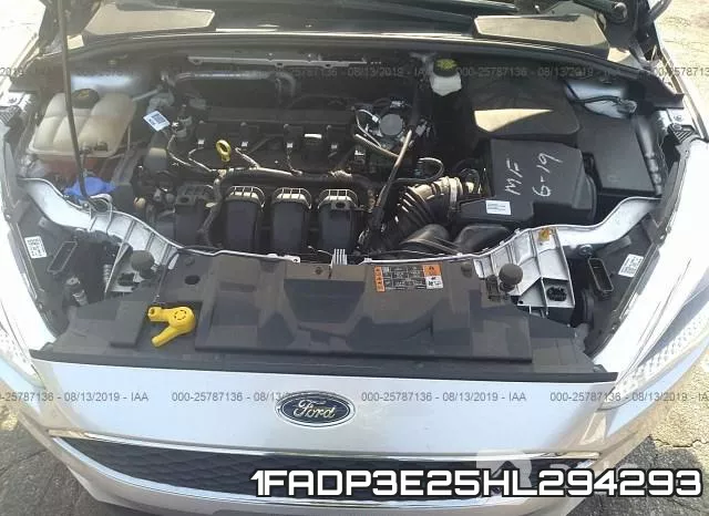 1FADP3E25HL294293 фото 2