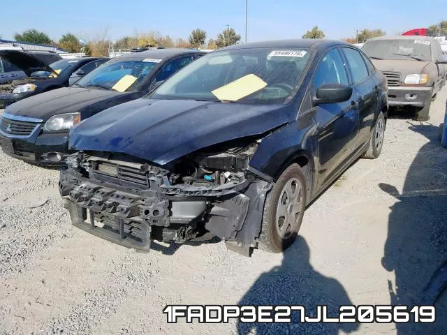 1FADP3E27JL205619 фото 3