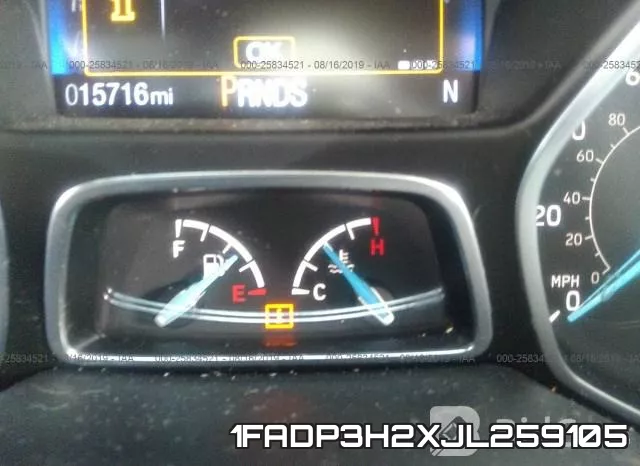 1FADP3H2XJL259105 фото 8