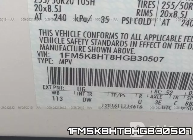 1FM5K8HT8HGB30507 фото 10