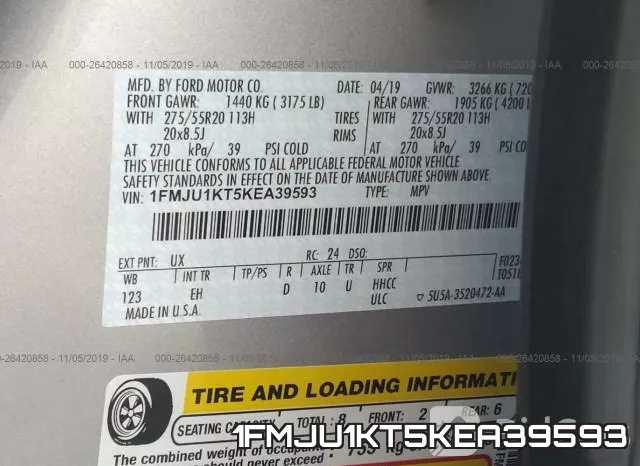 1FMJU1KT5KEA39593 фото 10