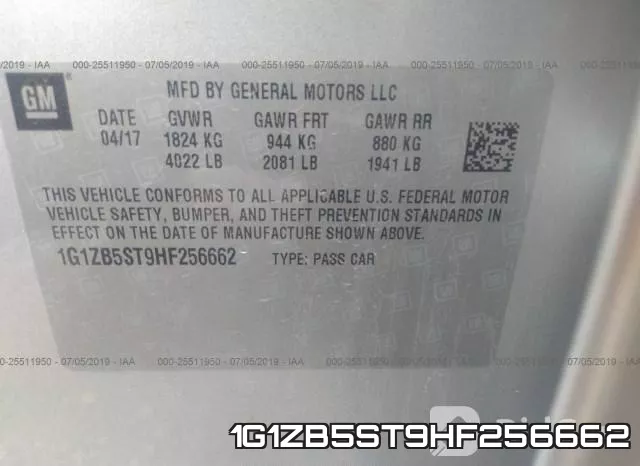 1G1ZB5ST9HF256662 фото 10