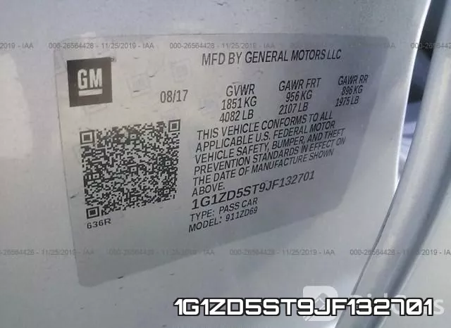 1G1ZD5ST9JF132701 фото 10