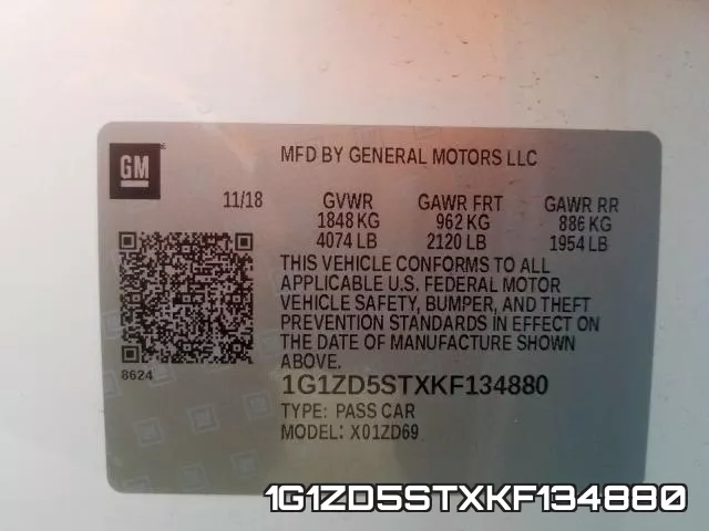 1G1ZD5STXKF134880 фото 2