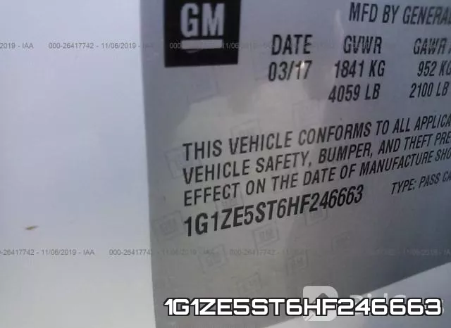 1G1ZE5ST6HF246663 фото 9