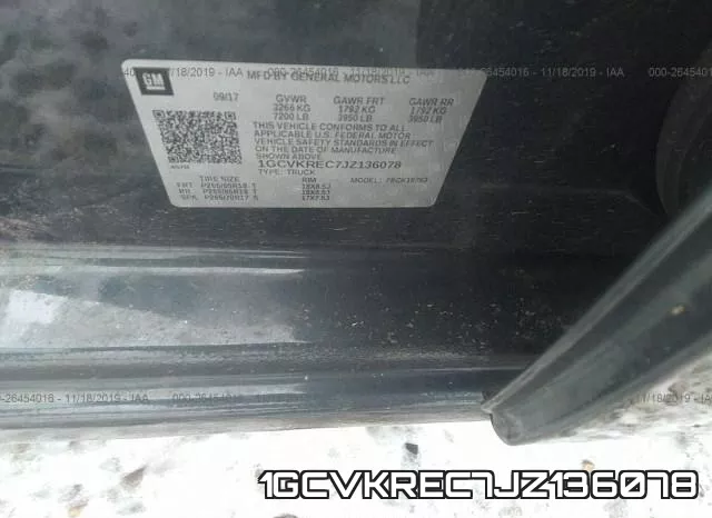 1GCVKREC7JZ136078 фото 10