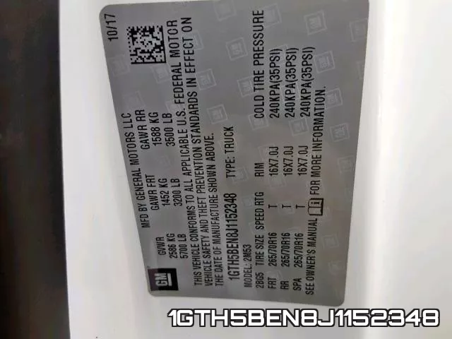 1GTH5BEN8J1152348 фото 2