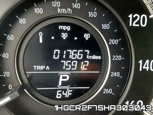 1HGCR2F75HA303043 фото 8