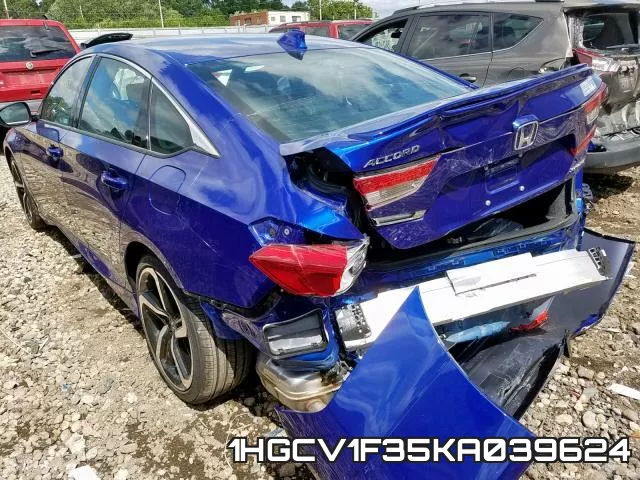 1HGCV1F35KA039624 фото 4