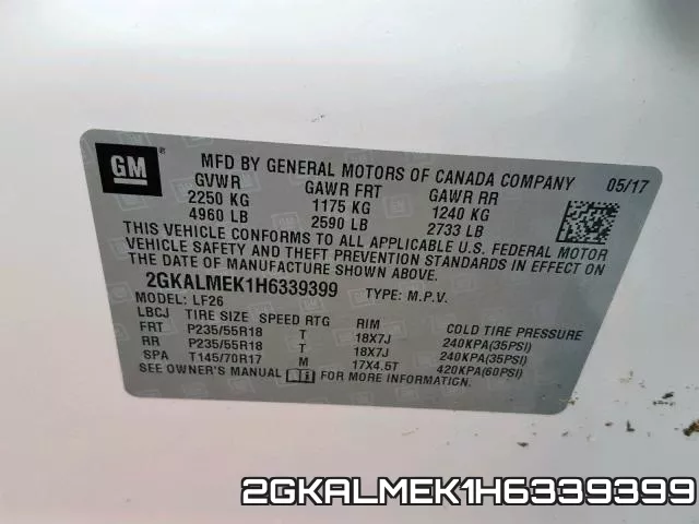 2GKALMEK1H6339399 фото 2