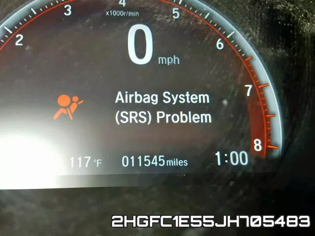 2HGFC1E55JH705483 фото 9