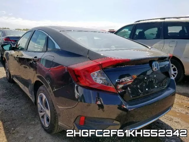 2HGFC2F61KH552342 фото 4