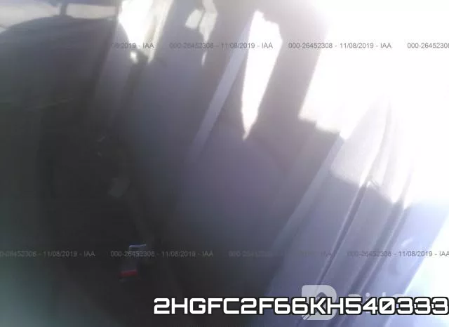 2HGFC2F66KH540333 фото 9