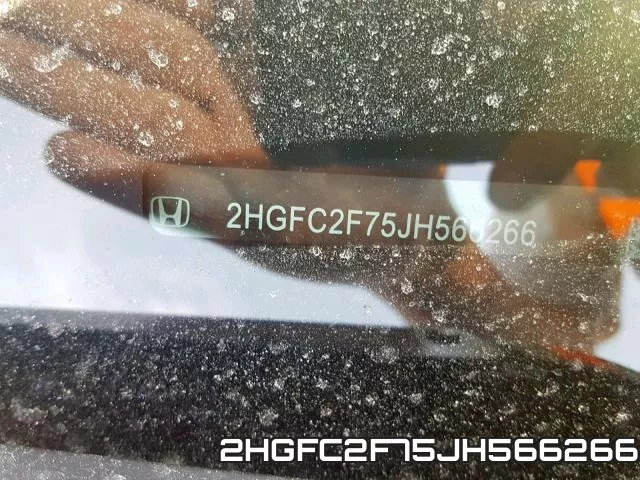 2HGFC2F75JH566266 фото 2