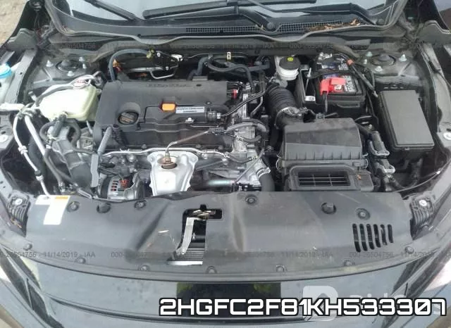 2HGFC2F81KH533307 фото 2