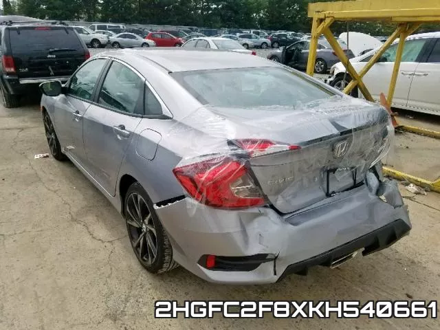 2HGFC2F8XKH540661 фото 4