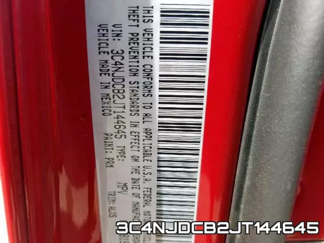 3C4NJDCB2JT144645 фото 2