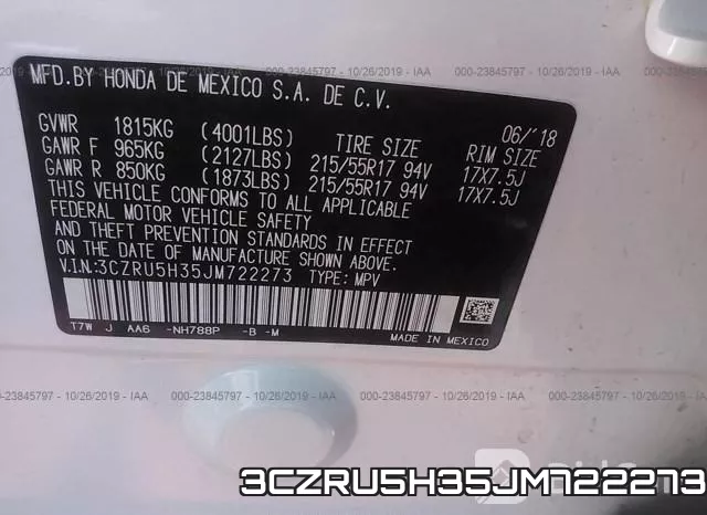 3CZRU5H35JM722273 фото 10