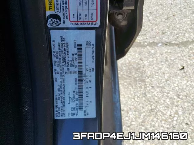 3FADP4EJ1JM146160 фото 2