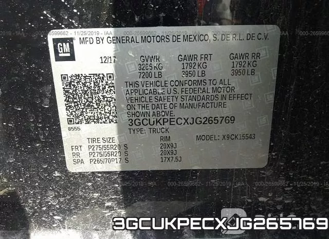 3GCUKPECXJG265769 фото 10