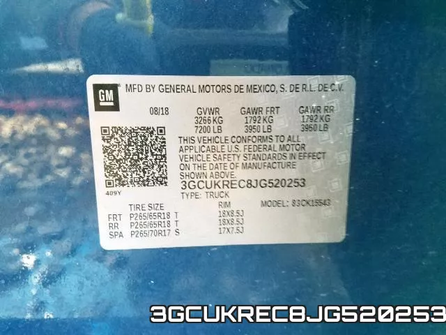 3GCUKREC8JG520253 фото 2