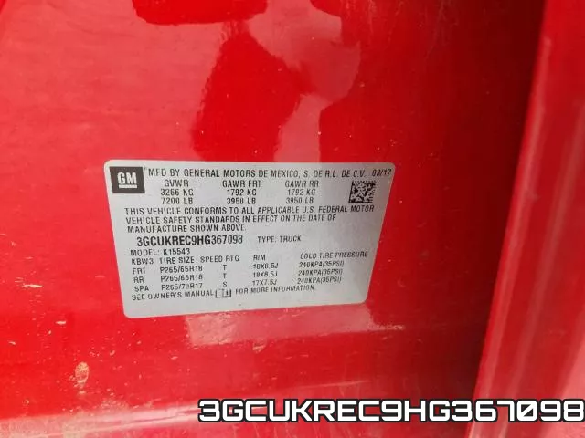 3GCUKREC9HG367098 фото 2